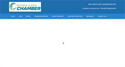 Desktop Screenshot of greenlakechamber.com